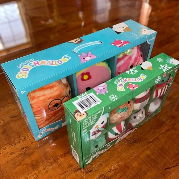 Bundle of 2 sets Squishmallows, 8 in & 4 in - Picture 2 of 8